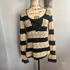 Living doll crochet knitted sequins detailing